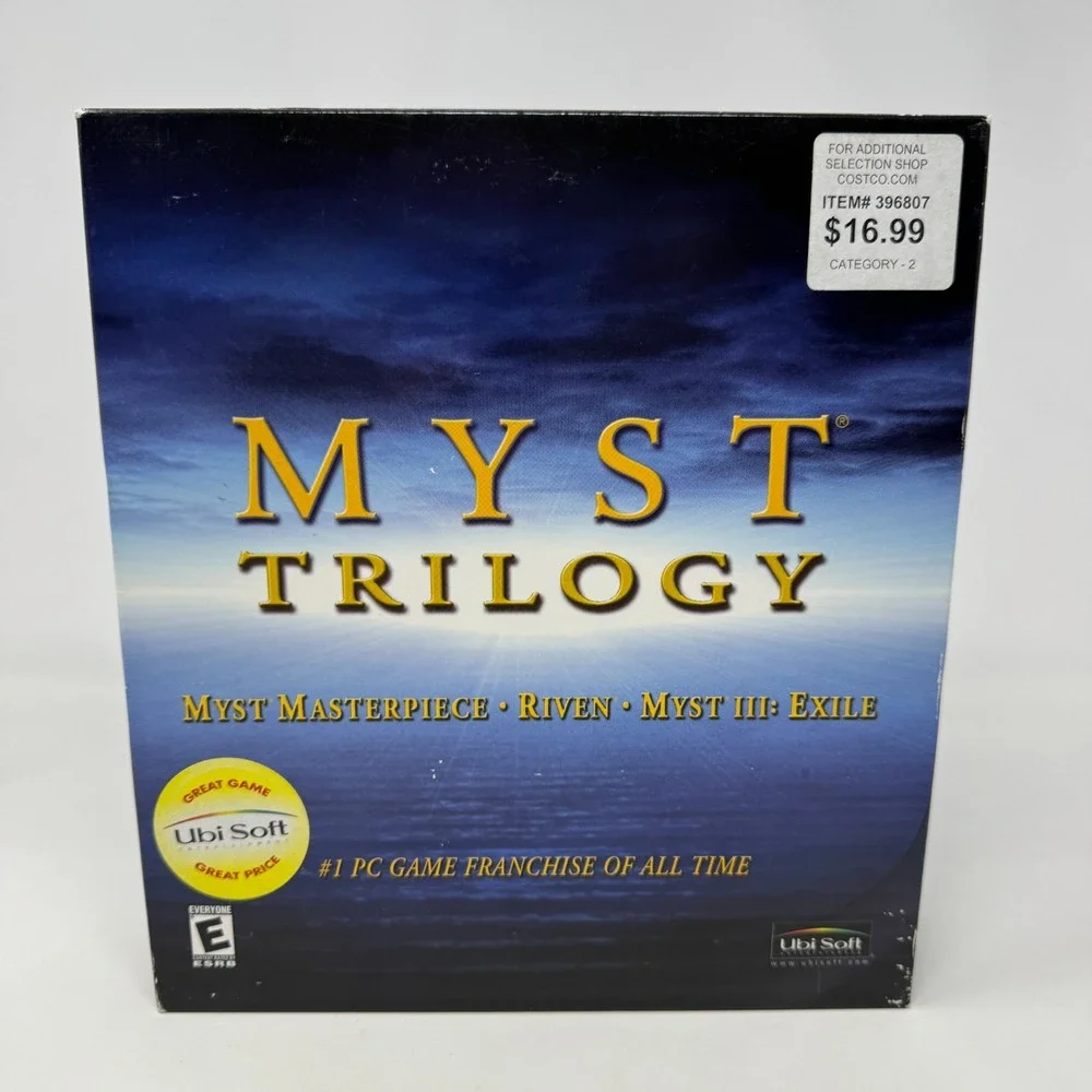 Myst Trilogy (Windows/Mac, 2002) - Big Box - Brand New Sealed‎ - Rare
